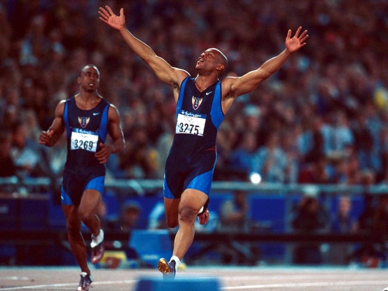 Maurice Greene won the blue riband of Athletics at the 2000 Olympics in Sydney