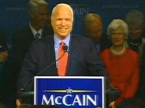 John McCain - Wins key state of California