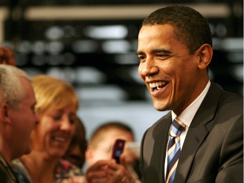 Barack Obama - Hat-trick for Illinois senator