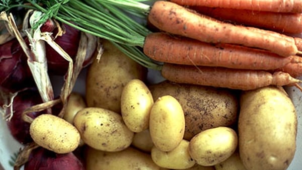 Winter Vegetable Stew Baked With A Cream Cheese Pa