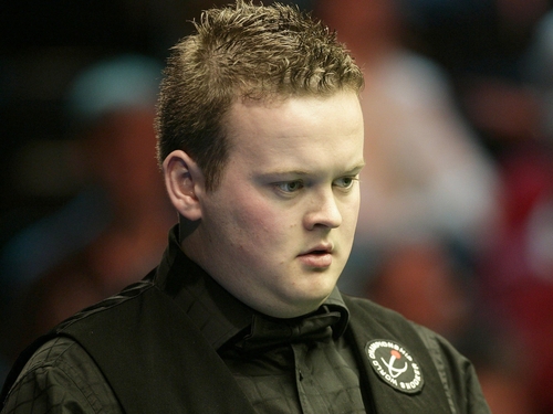 Shaun Murphy saw a pink fluke into the middle pocket after a poor shot