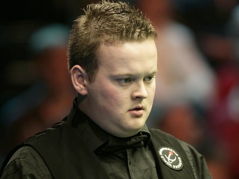 Shaun Murphy saw a pink fluke into the middle pocket after a poor shot