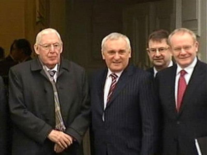 Paisley, Ahern, McGuinness - Attended Council meeting