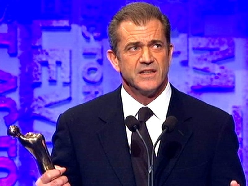 Gibson - Pictured at the IFTA's in Dublin last February