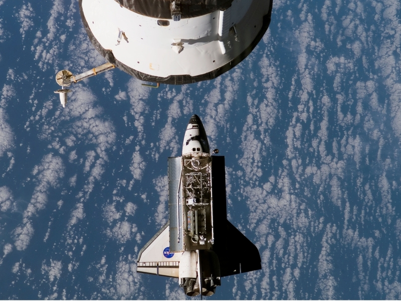 Atlantis - Shuttle heading home from ISS