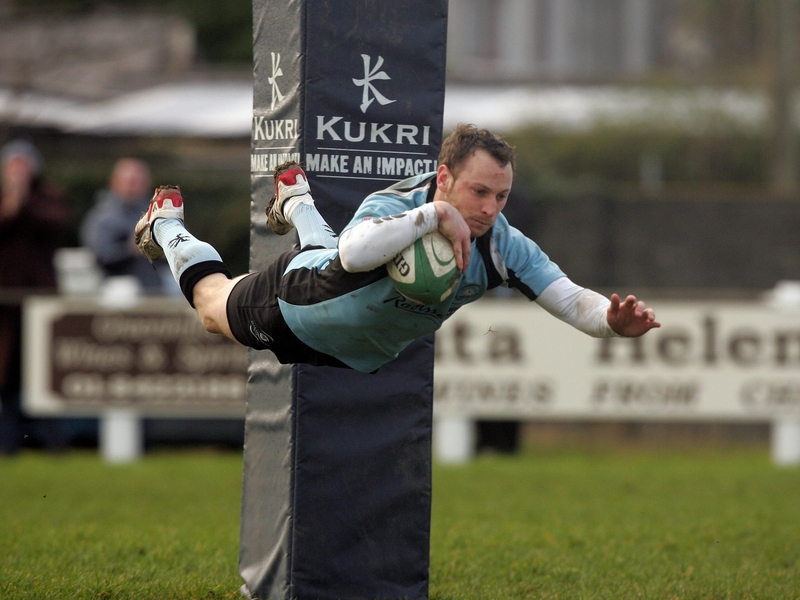 John Cleary scoring for Galwegians