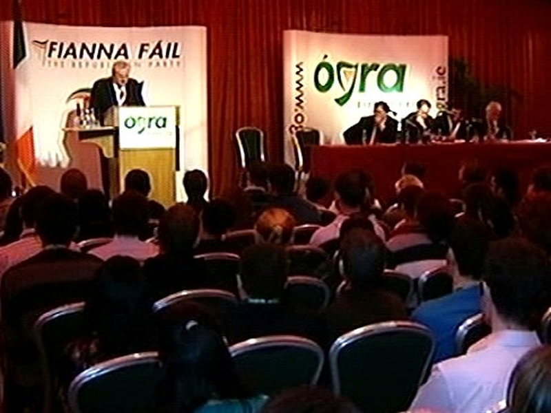 Bertie Ahern - Speaks at Ógra Fianna Fáil Conference