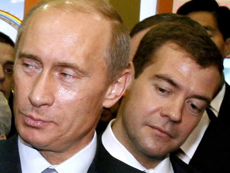 Putin &amp; Medvedev - Voting begins in Russian polls