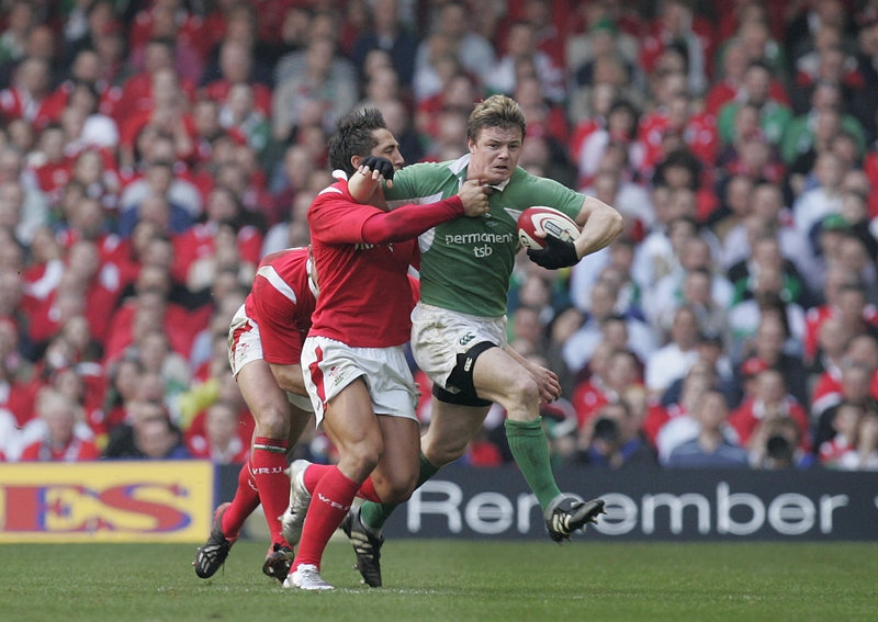 Brian O'Driscoll and Gavin Henson in 2005
