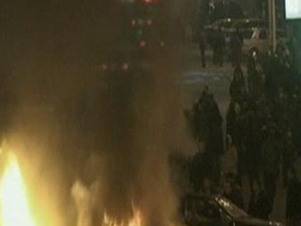 Armenia - Clashes with police