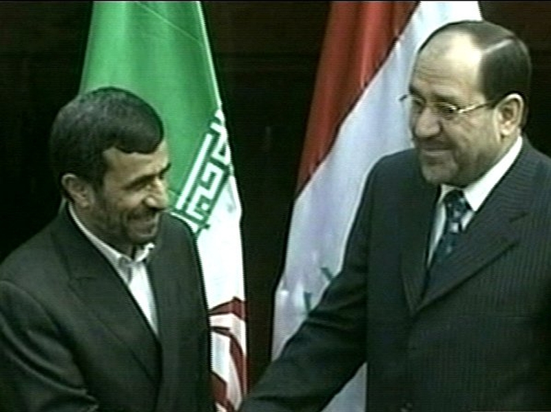 Ahmadinejad &amp; al-Maliki - Iranian president visits Iraq