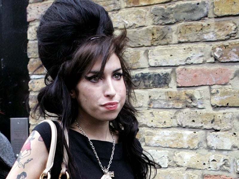 Amy Winehouse - Pictured last Friday