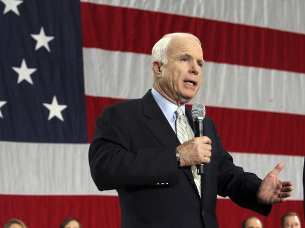 John McCain - Presumed republican nominee