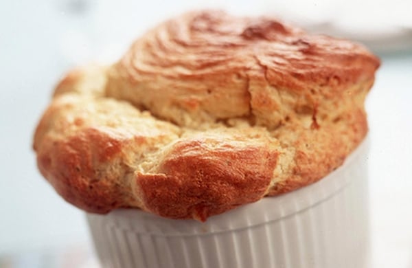 Soufflé with Poached Eggs