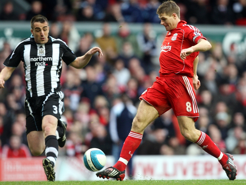 Captain Steven Gerrard rounded off the scoring for Liverpool