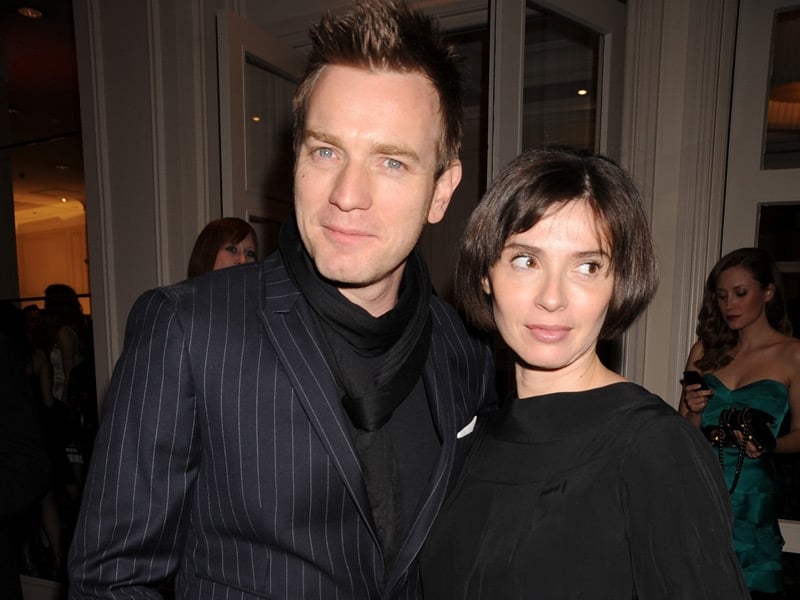 McGregor - The award winner with his wife Eve