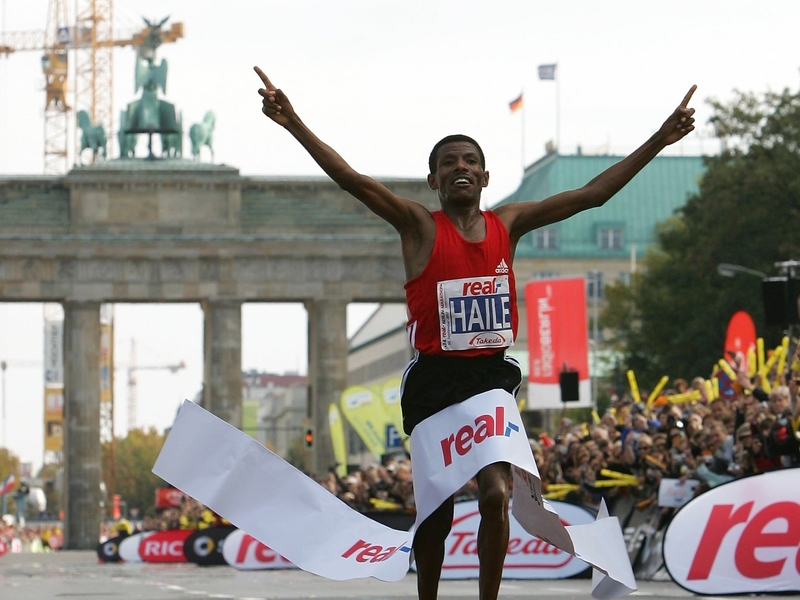 Haile Gebrselassie has broken the world record twice in the German capital