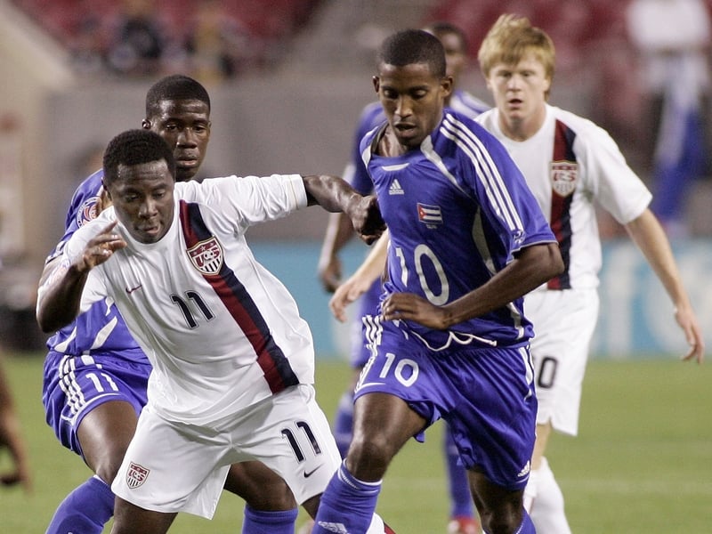 Yordany Alvarez is one of the seven players who have decided not to returnhome to Cuba