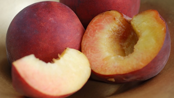 Peaches Roasted In Honey & Crème Patisserie