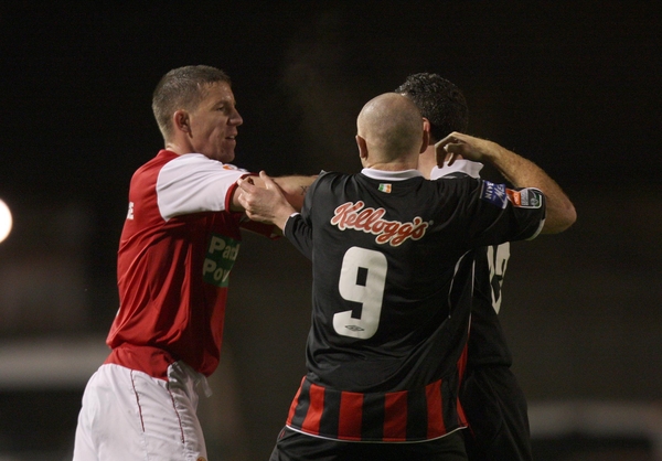 The game was marred by three red cards in the closing 15 minutes