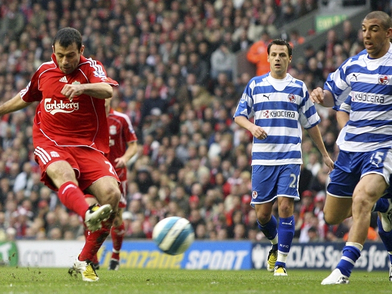 Javier Mascherano's first goal for Liverpool was a cracker