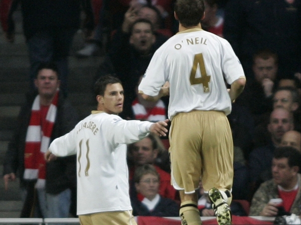 Jeremie Aliadiere was on target against his old club