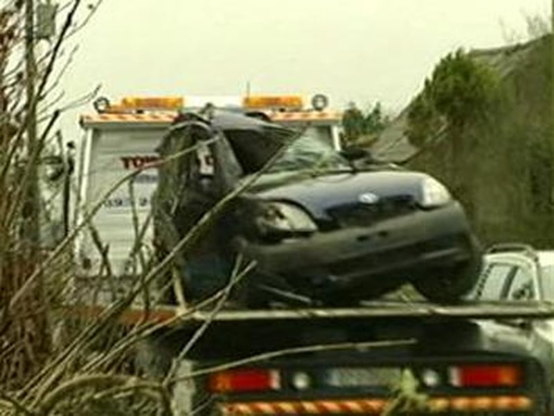 Tuam - Single-car crash