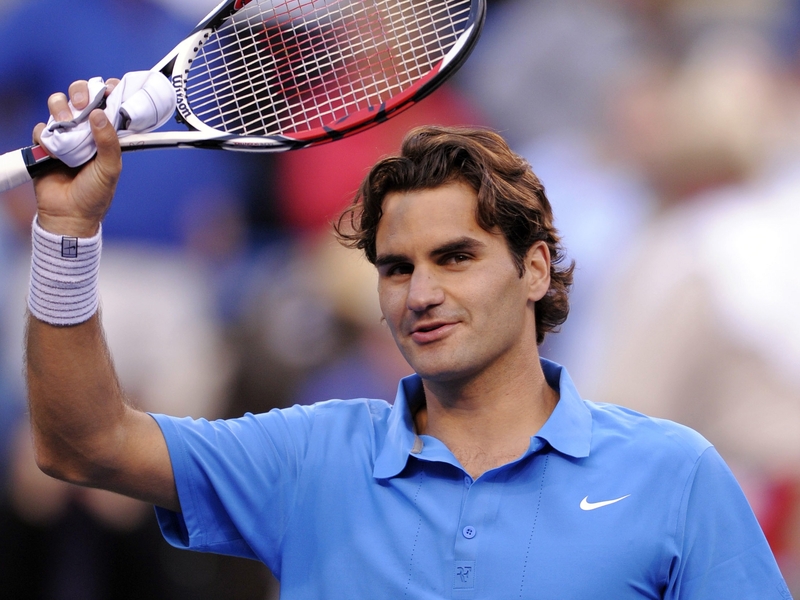 Roger Federer made short work of his semi-final opponent