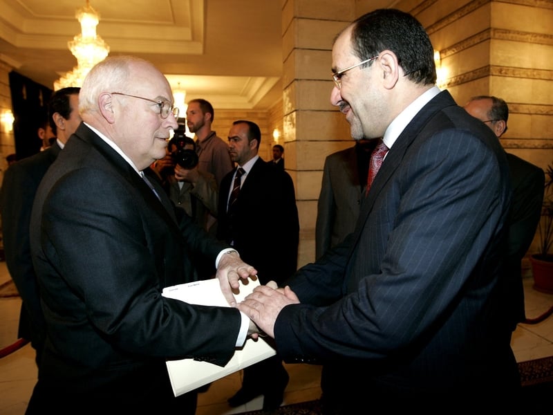 Cheney &amp; al-Maliki - Surprise visit to Iraq