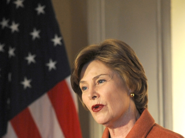 Laura Bush - On visit to Afghanistan