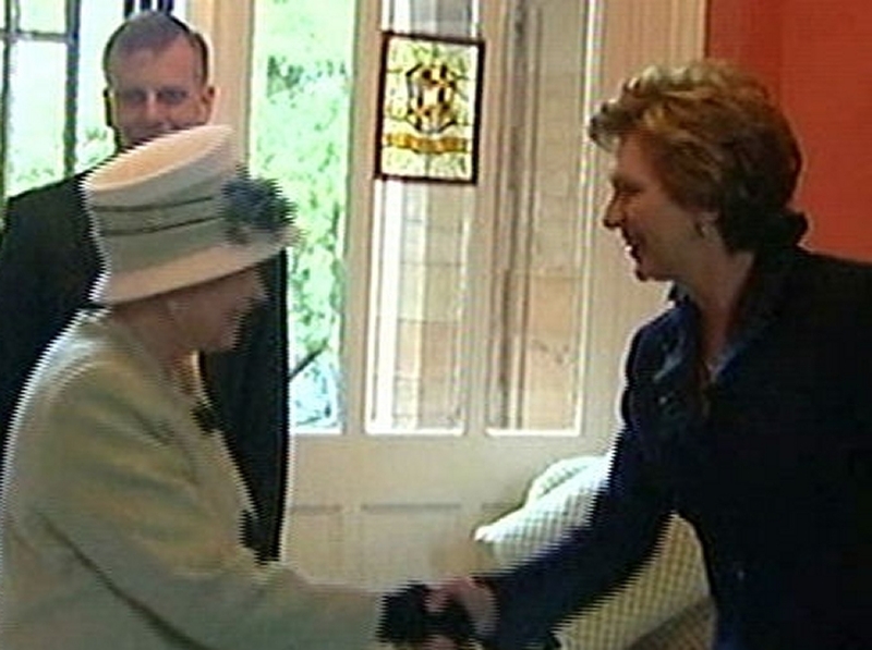 Queen Elizabeth &amp; President McAleese - Belfast meeting
