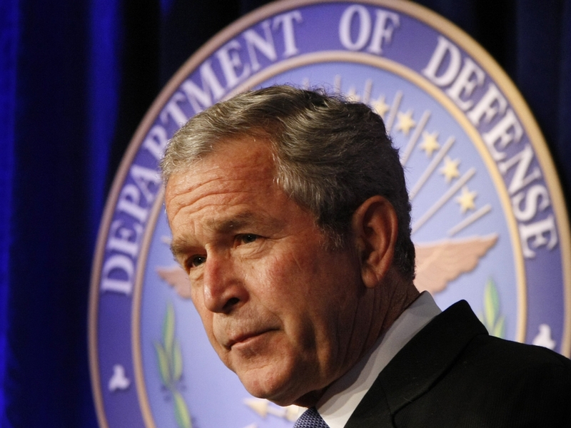President Bush - Highest profile celebrity well-wisher to appear on US show