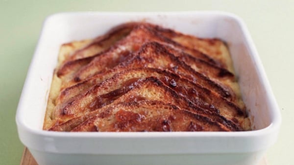 Richard Corrigan's Chicken with Family Bread Pudding