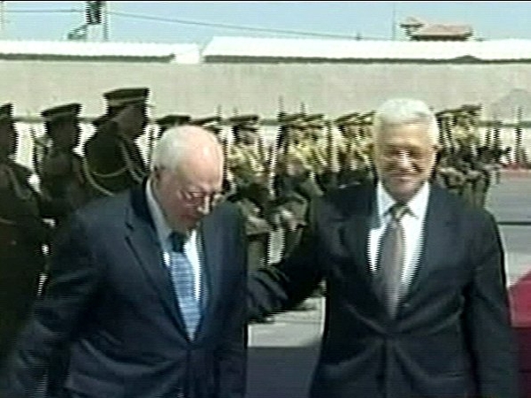 Cheney &amp; Abbas - Warnings over violence