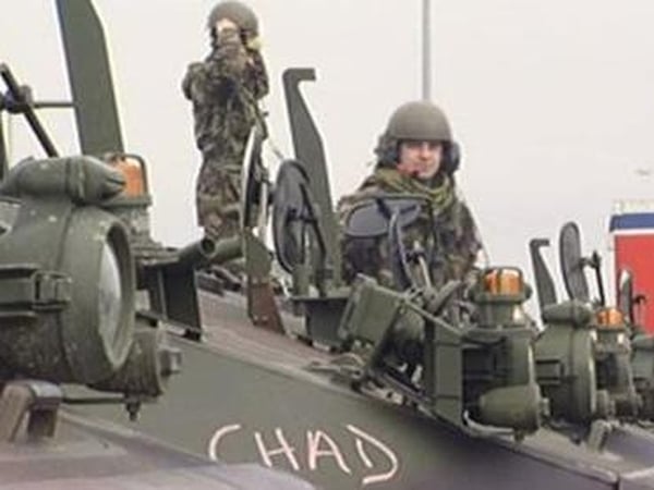 Defence Forces - Troops joining soldiers already in Chad