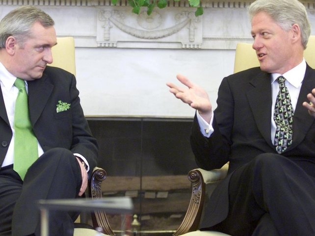 With Bill Clinton in the Oval Office March 2000