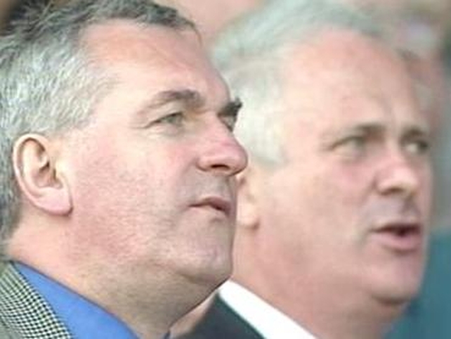 Ahern and Fine Gael rival John Bruton