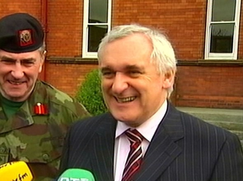 Bertie Ahern - To depart next month