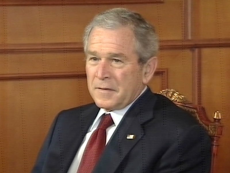 George W Bush - Set for talks in NI