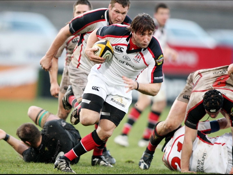 Ulster's Neil Best makes a break against Connacht