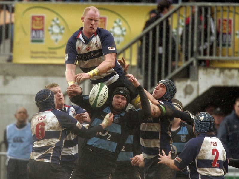Shannon have won the AIB cup after a narrow win over Blackrock College in a game played in difficult conditions in Dubarry Park