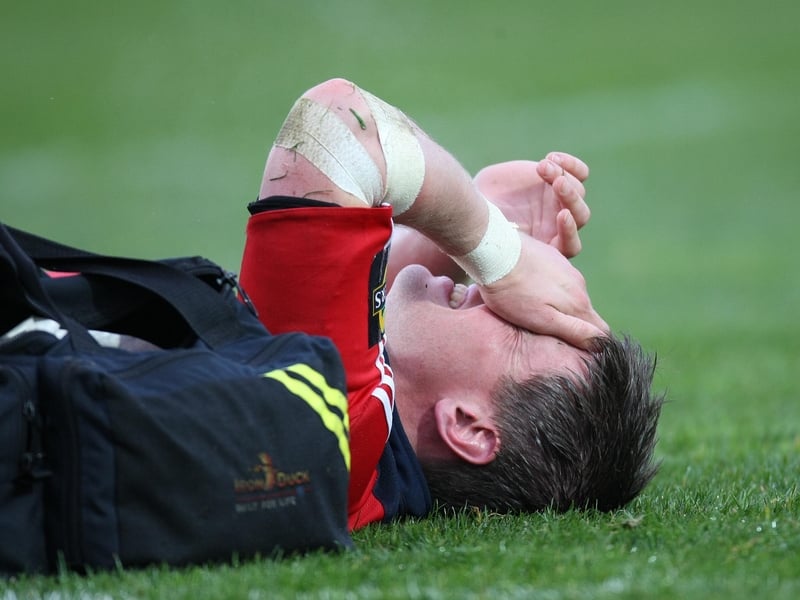 Ronan O'Gara missed out with an injury picked up in last week's match with Leinster