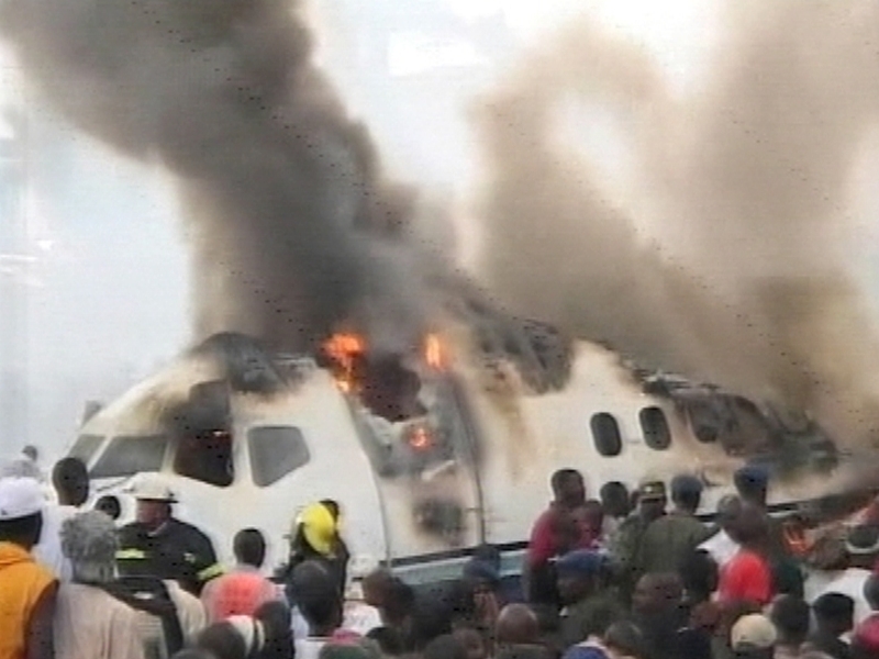 Congo - Plane crashed on take-off