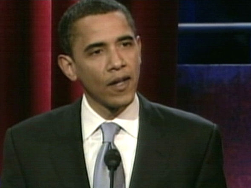 Barack Obama - Democratic presidential hopeful