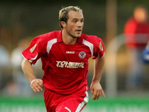 Raffaele Cretaro scored Sligo's second goal at the Showgrounds