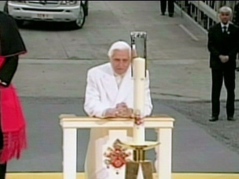 Pope Benedict - Prayed at Ground Zero