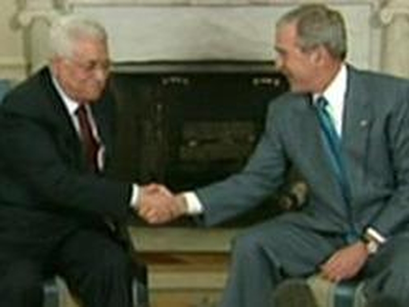 Abbas &amp; Bush - Met in Washington