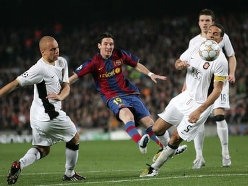 Lionel Messi scored Barcelona's second goal in the Champions League final