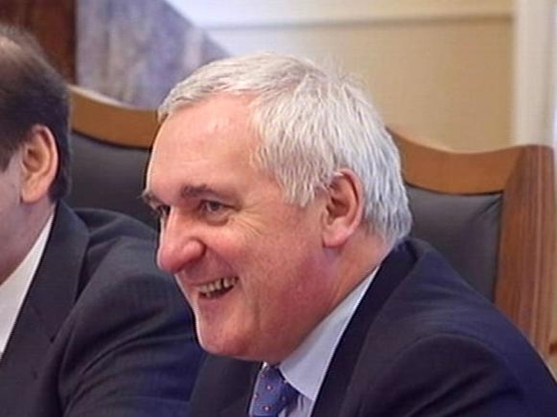 Bertie Ahern - New office outside of Leinster House