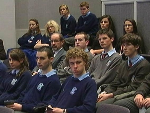 TY students - Participating in road safety programme